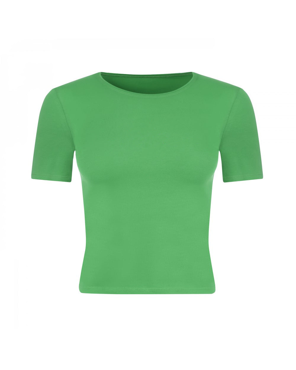 Evoni Damen kurzes T-Shirt aus weichem Baumwollstoff