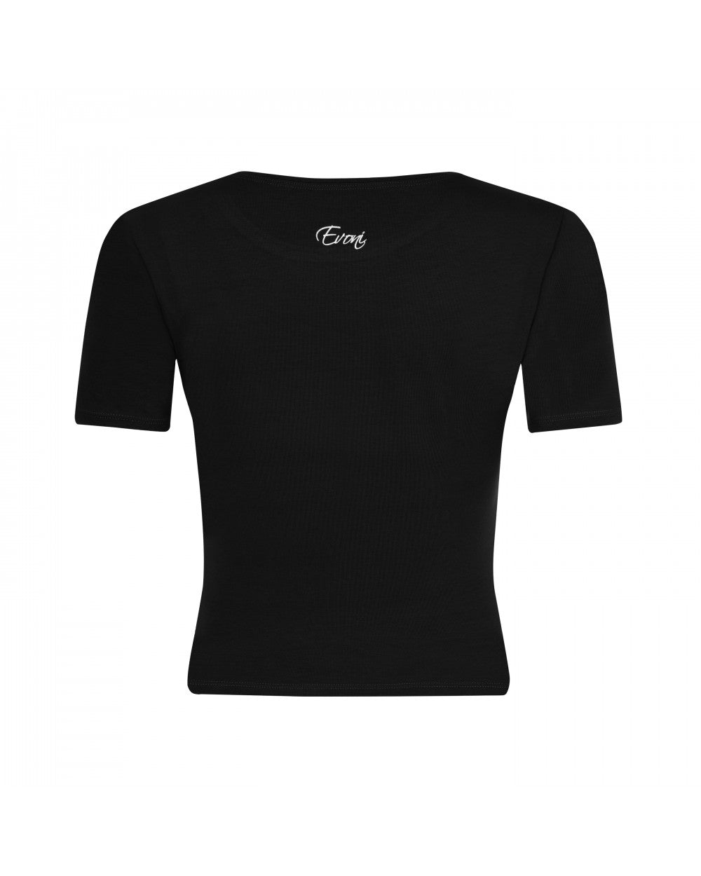 Evoni Damen kurzes T-Shirt aus weichem Baumwollstoff