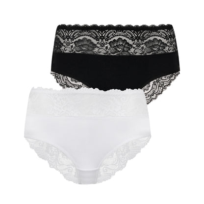 2er Wäsche-Set mit Spitze