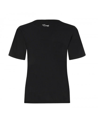 Evoni Damen T-Shirt aus weichem Baumwollstoff