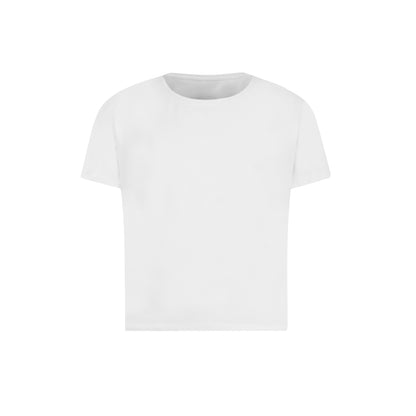 Evoni Damen kurzes T-Shirt aus weichem Baumwollstoff