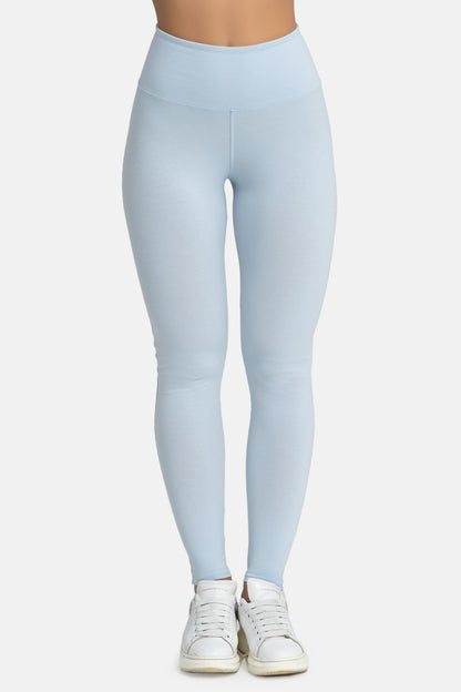 Damen Leggings aus Baumwolle mit hohem Bund