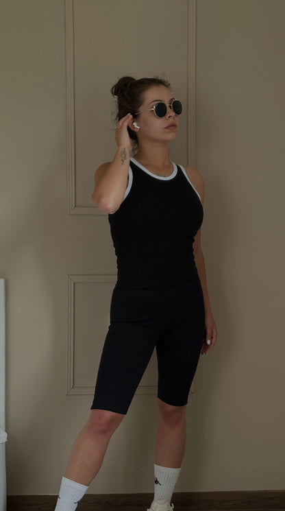 Ärmelloses Top – Bequemes Baumwollshirt mit Stretch – Perfekte Passform & Vielseitig kombinierbar