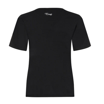 Evoni Damen T-Shirt aus weichem Baumwollstoff mit modischem Frontdruck