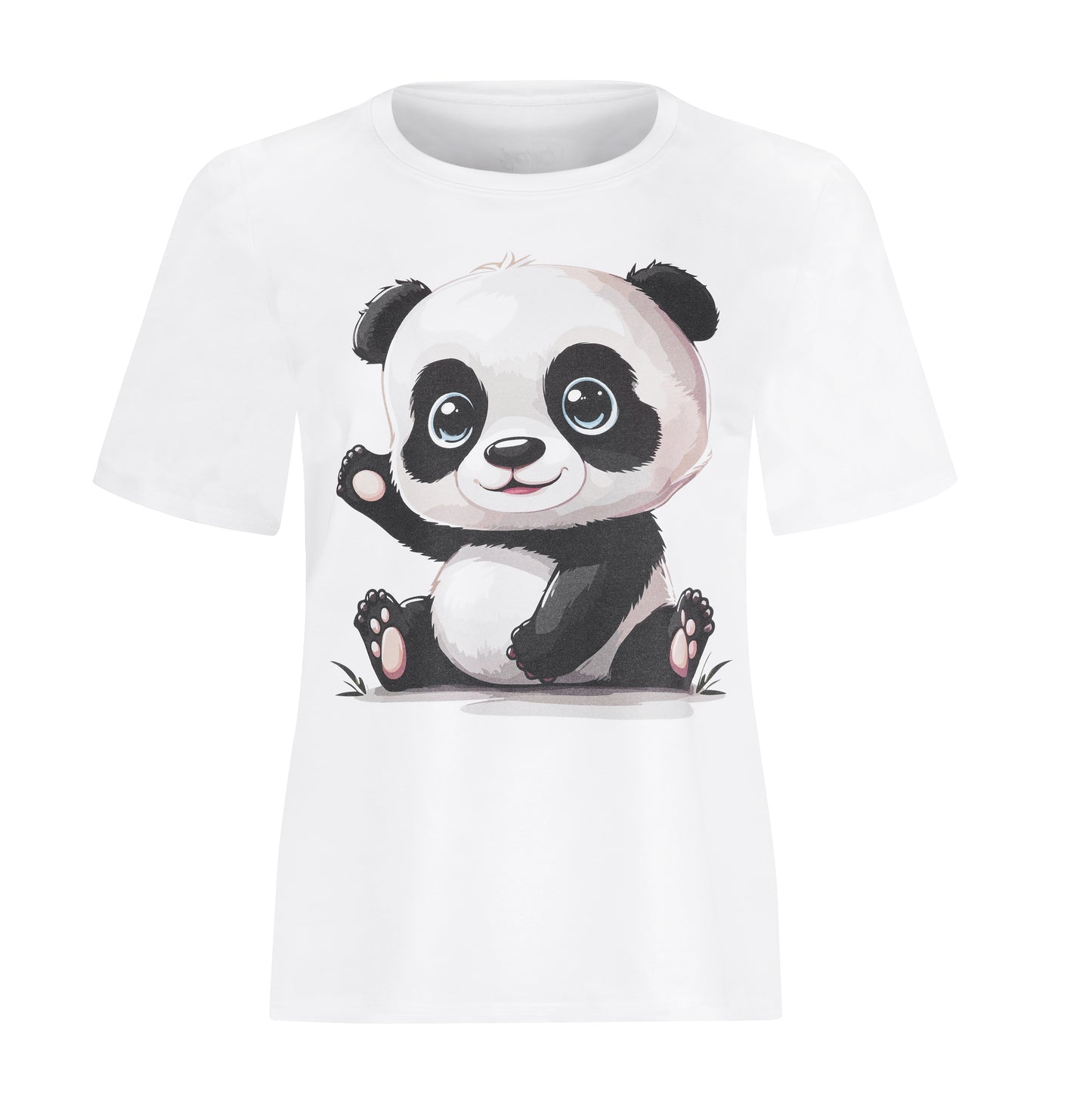 Evoni Damen T-Shirt aus weichem Baumwollstoff mit modischem Frontdruck