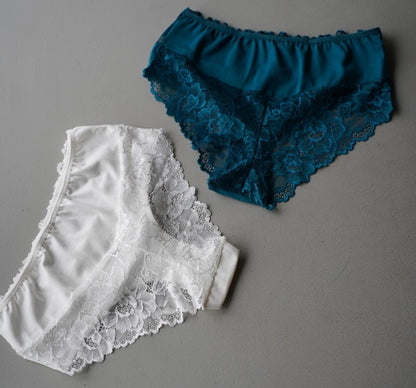 2er Wäsche-Set mit Spitze